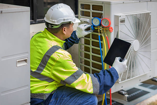 Professional Hvac Maintenance technician working in Barneveld, WI